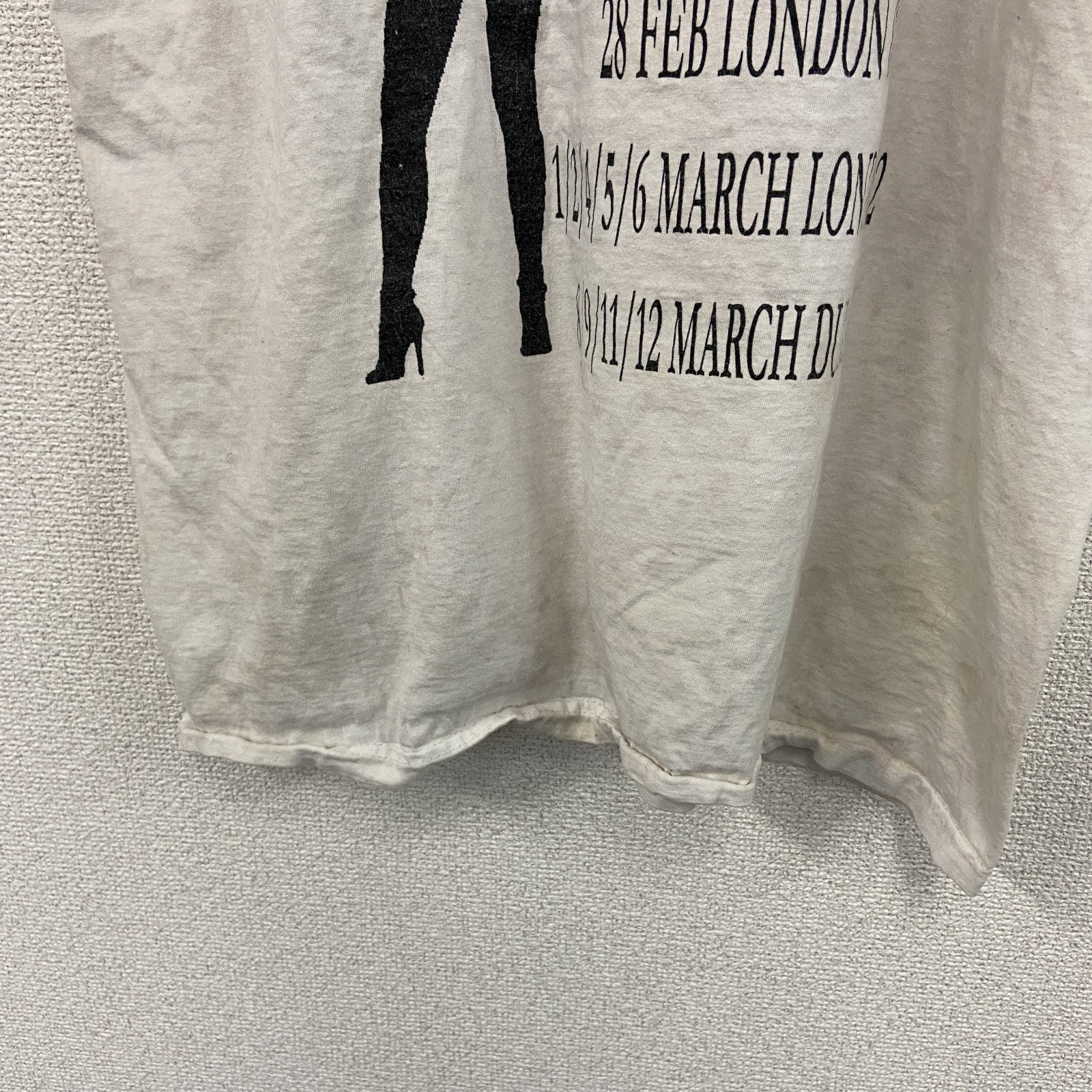 FRUIT OF THE LOOM　フルーツオブザルーム　BEYONCE　ビヨンセ　コンサート半袖Tシャツ　歌手T　人物T　白　ホワイト　Lサイズ