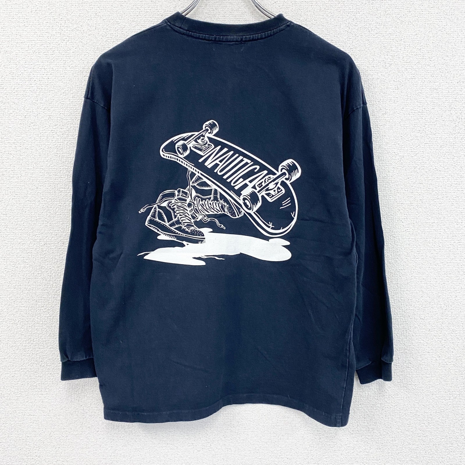 NAUTICA　ノーティカ　長袖Tシャツ/ロンT　紺　ネイビー　Lサイズ
