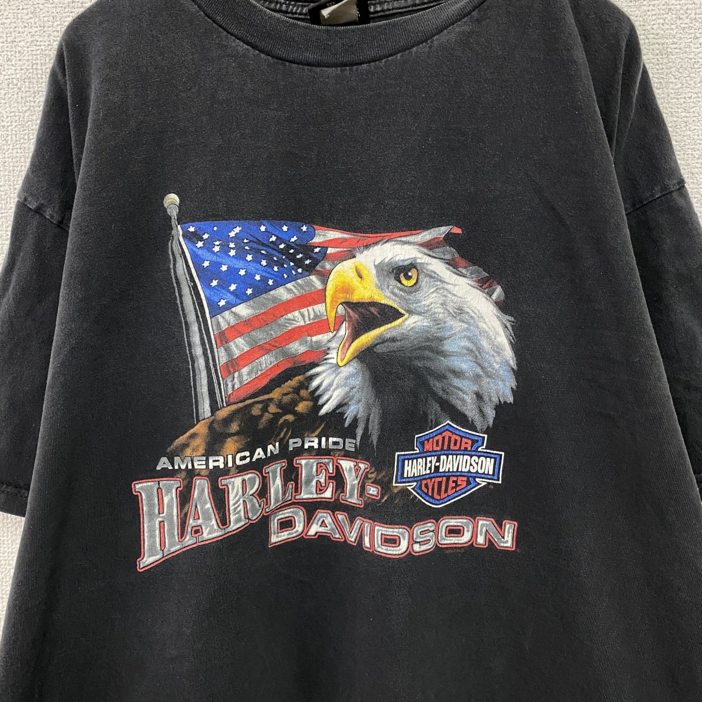 HARLEY DAVIDSON　ハーレーダビッドソン　半袖Tシャツ　黒　ブラック　2XLサイズ