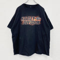 00s　HARLEY DAVIDSON　ハーレーダビッドソン　半袖プリントTシャツ　黒　ブラック