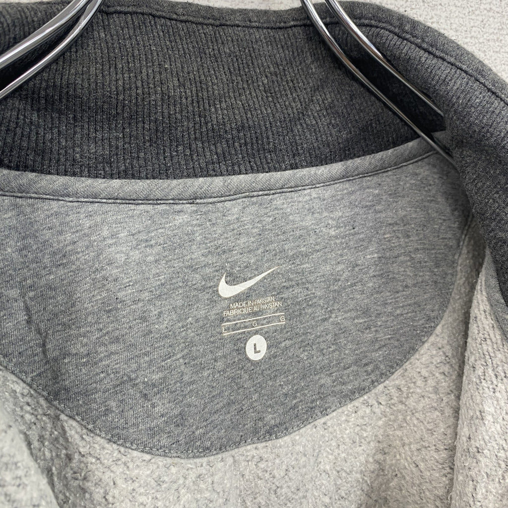 NIKE　ナイキ　フルジップスウェットジャケット　グレー　Lサイズ