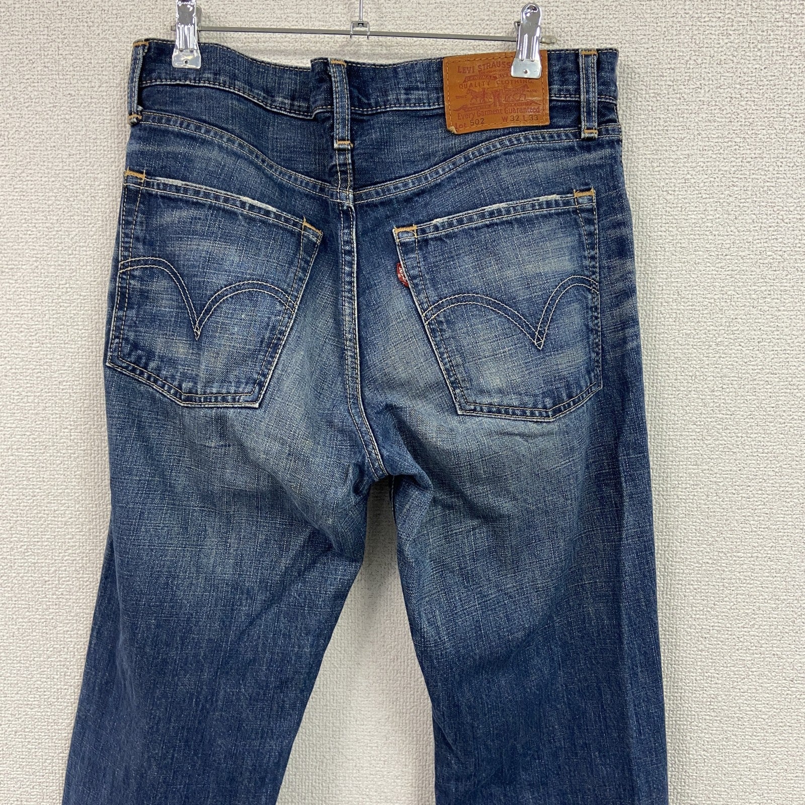 Levi's　リーバイス　502　デニムパンツジーンズ　ジップフライ　インディゴ　W32サイズ