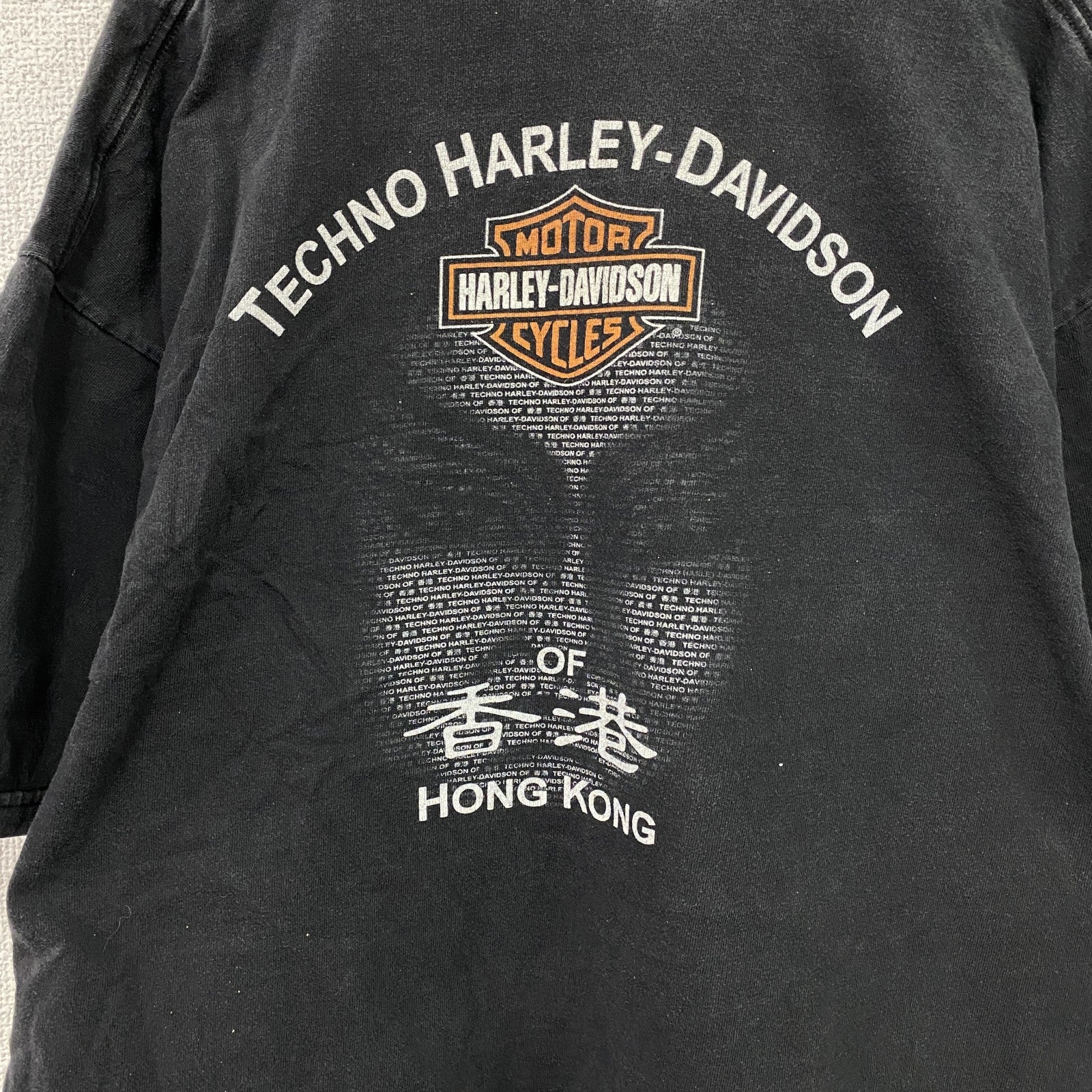 HARLEY DAVIDSON　ハーレーダビッドソン　半袖Tシャツ　黒　ブラック　2XLサイズ