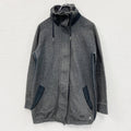00s　adidas　アディダス　フルジップスウェットジャケット/モッズコート　ヴィンテージ　グレー　Mサイズ