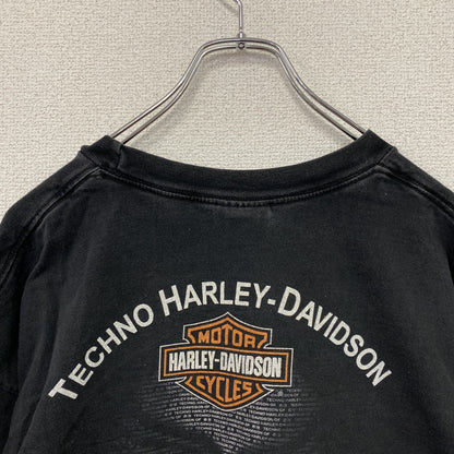 HARLEY DAVIDSON　ハーレーダビッドソン　半袖Tシャツ　黒　ブラック　2XLサイズ