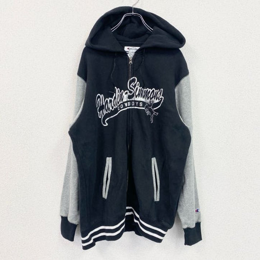 Champion　チャンピオン　フーディー/スウェットパーカー　黒　ブラック　XLサイズ