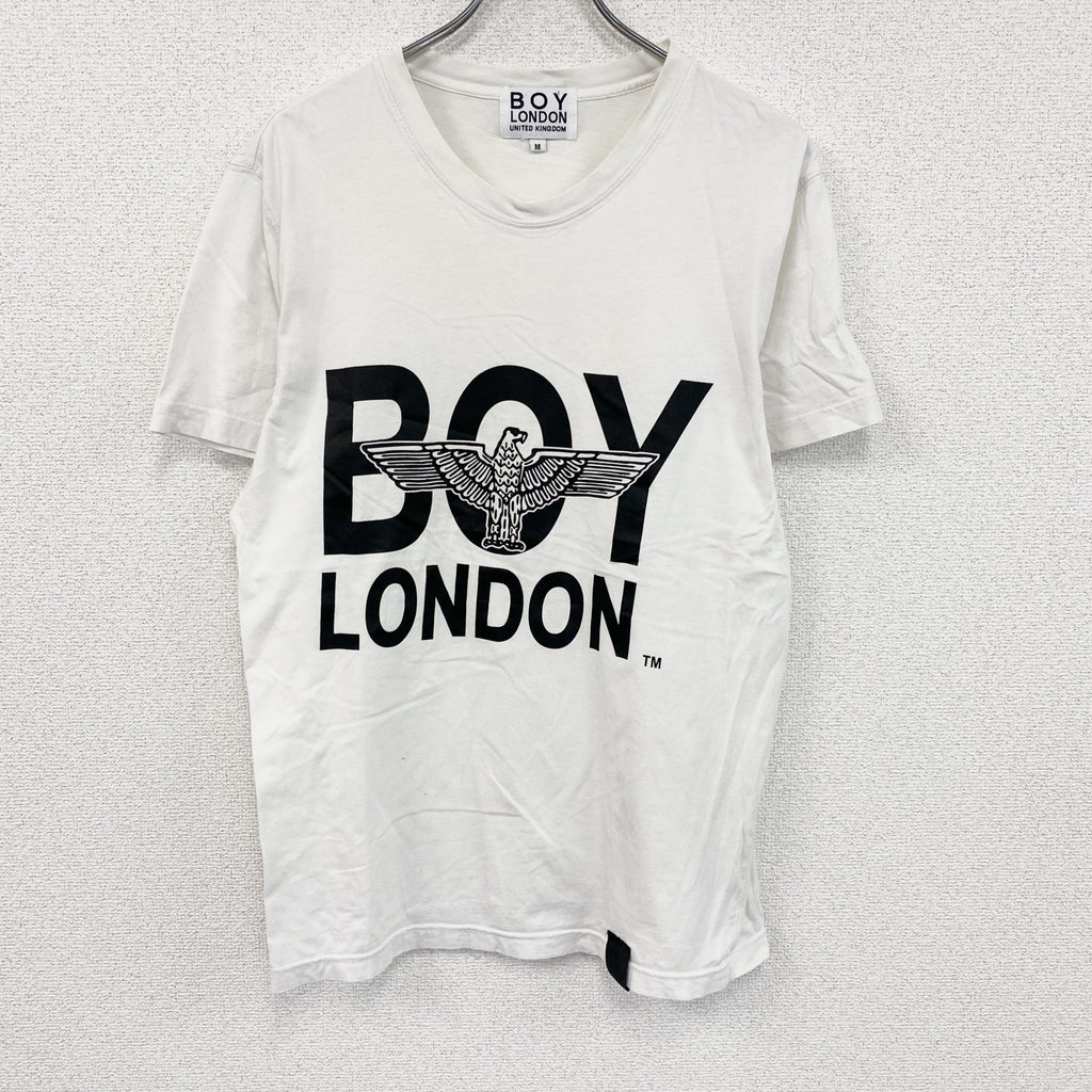 BOY LONDON　ボーイロンドン　半袖プリントTシャツ　白　ホワイト　Mサイズ