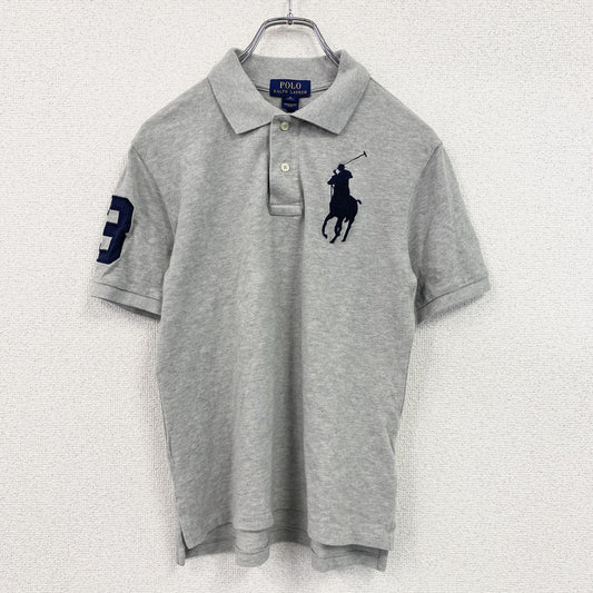 POLO RALPH LAUREN　ポロラルフローレン　半袖ポロシャツ　ビッグポニー　グレー　Mサイズ