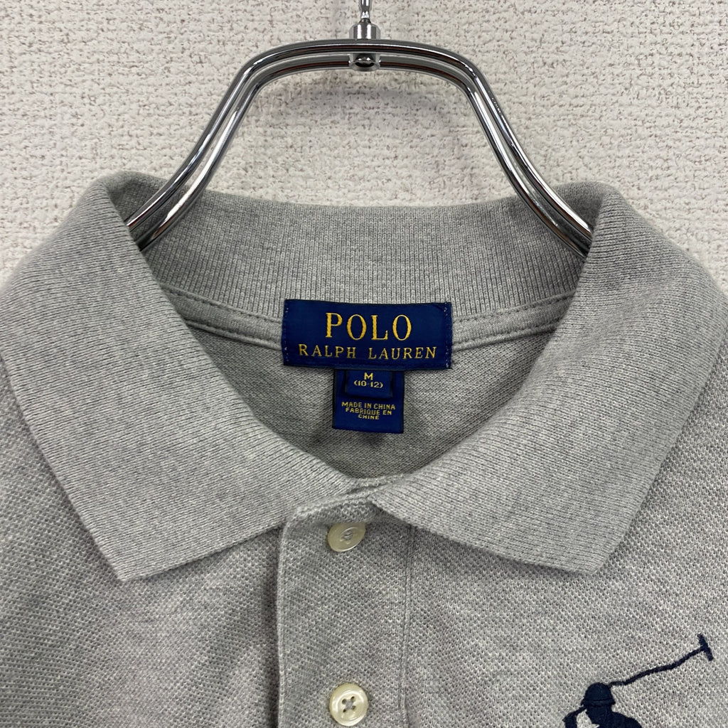 POLO RALPH LAUREN　ポロラルフローレン　半袖ポロシャツ　ビッグポニー　グレー　Mサイズ
