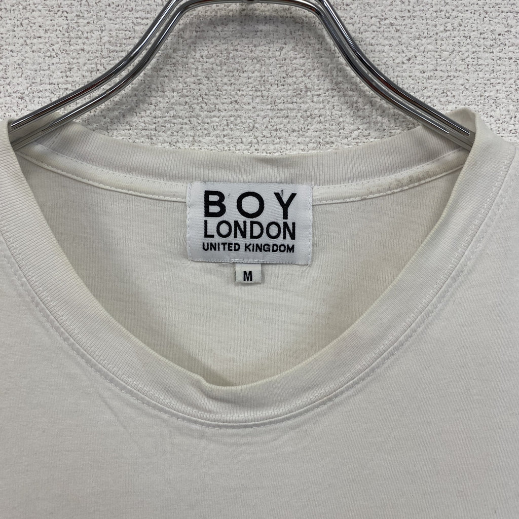 BOY LONDON　ボーイロンドン　半袖プリントTシャツ　白　ホワイト　Mサイズ