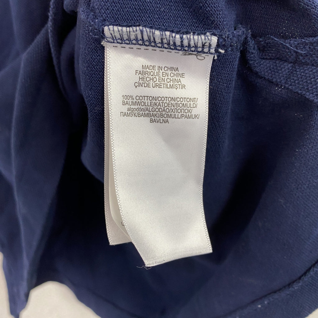 POLO RALPH LAUREN　ポロラルフローレン　半袖ポロシャツ　ビッグポニー　紺　ネイビー　白　ホワイト　Lサイズ
