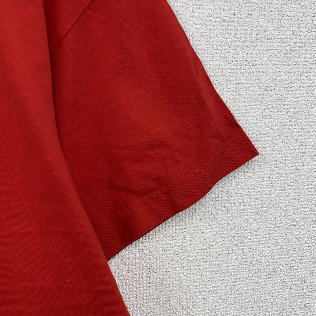 adidas　アディダス　スペイン代表　半袖プリントTシャツ　赤　レッド　Oサイズ