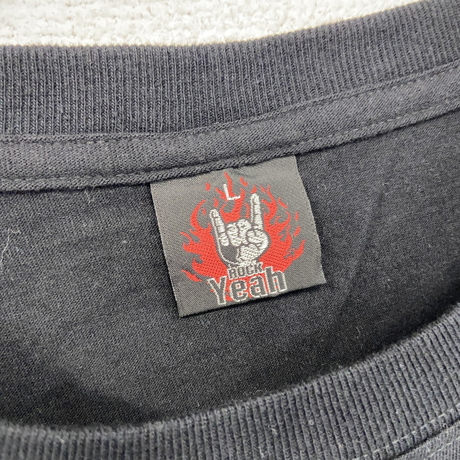 ROCK Yeah　EMINEM　エミネム　長袖Tシャツ/ロンT　黒　ブラック　Lサイズ