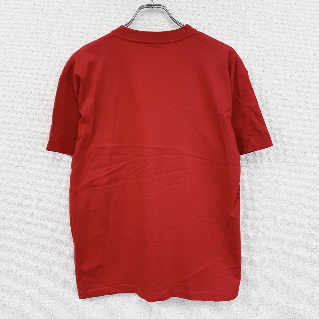 adidas　アディダス　スペイン代表　半袖プリントTシャツ　赤　レッド　Oサイズ