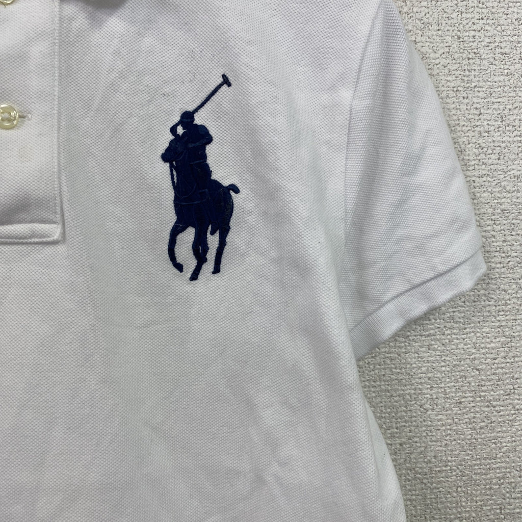 POLO RALPH LAUREN　ポロラルフローレン　半袖ポロシャツ　ビッグポニー　白　ホワイト　Sサイズ