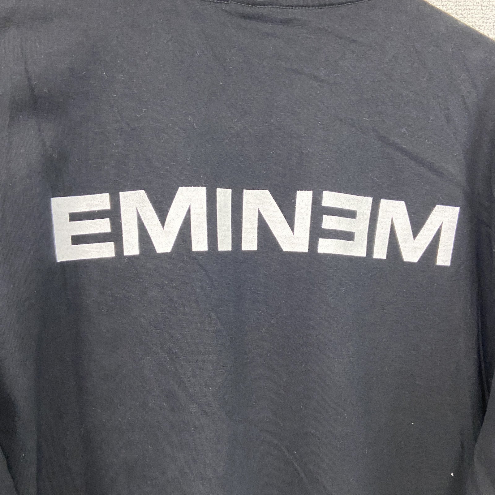 ROCK Yeah　EMINEM　エミネム　長袖Tシャツ/ロンT　黒　ブラック　Lサイズ