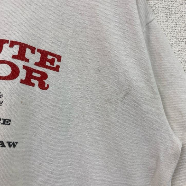 90s　anvil　半袖プリントTシャツ　シングルステッチ　ヴィンテージ　白　ホワイト　Lサイズ