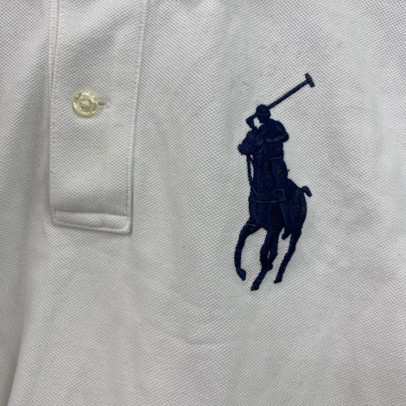 POLO RALPH LAUREN　ポロラルフローレン　半袖ポロシャツ　ビッグポニー　白　ホワイト　Sサイズ