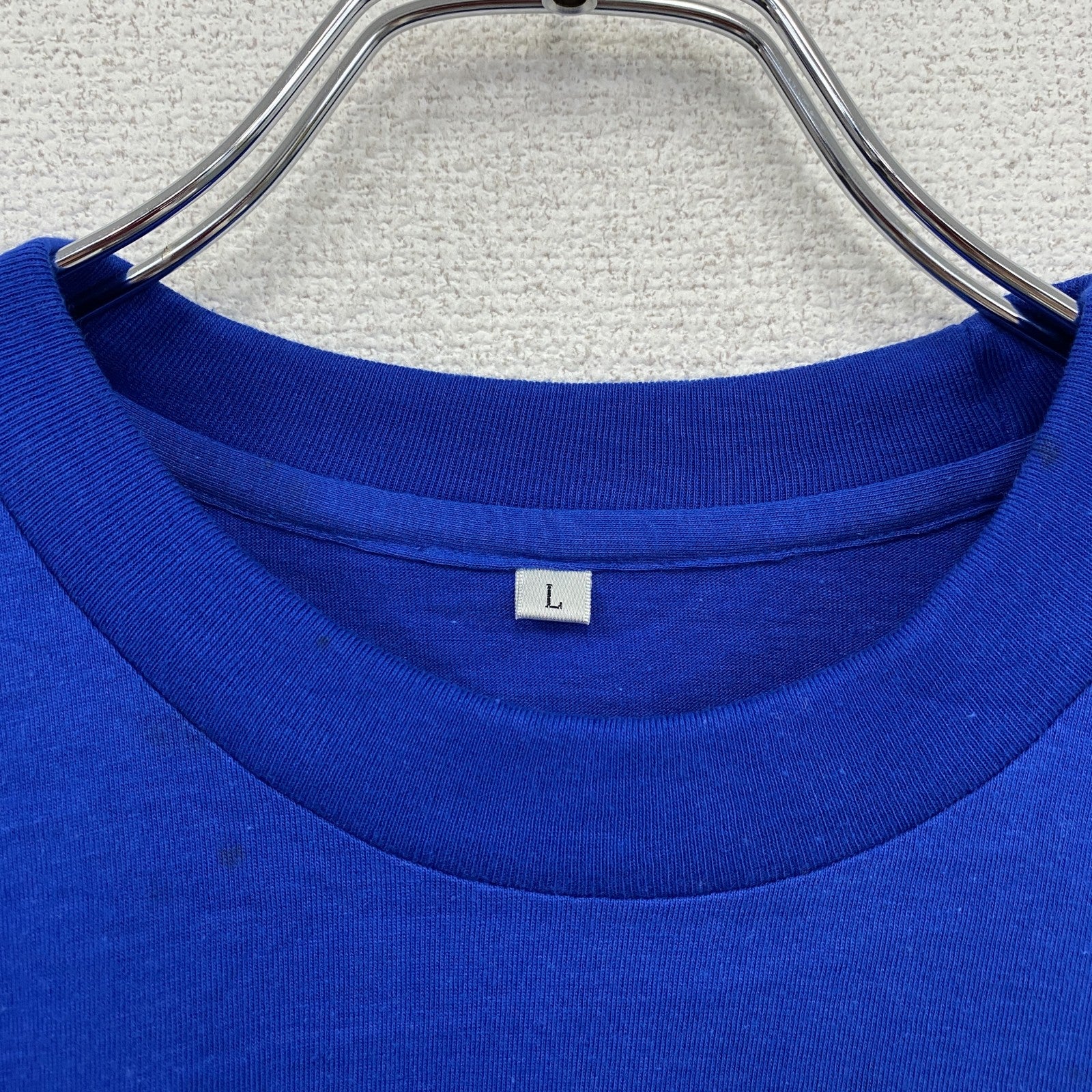 00s　アサヒビール　半袖プリントTシャツ　ヴィンテージ　青　ブルー　Lサイズ