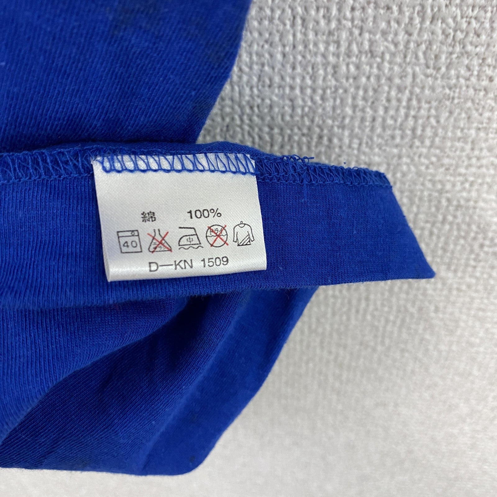 00s　アサヒビール　半袖プリントTシャツ　ヴィンテージ　青　ブルー　Lサイズ
