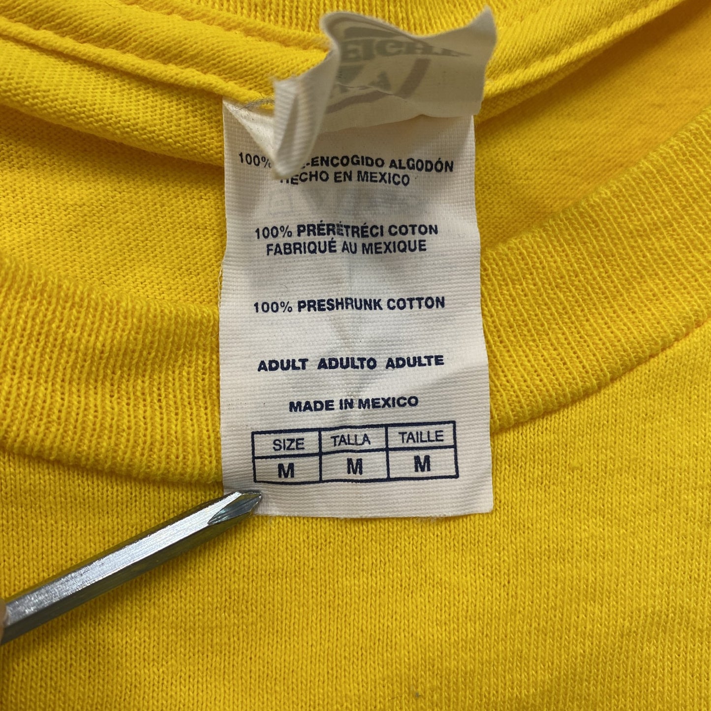 00s　DELTA　バラク・オバマ　半袖プリントTシャツ　ヴィンテージ　黄色　イエロー　Mサイズ