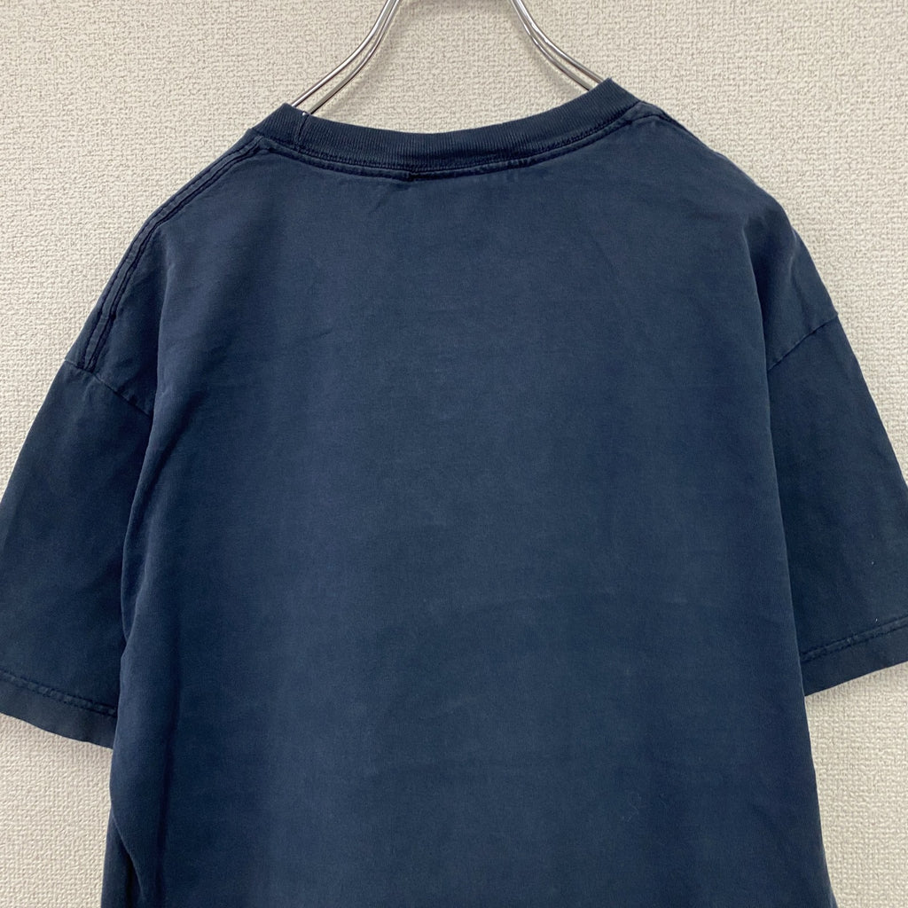 90s　blind　ブラインド　半袖プリントTシャツ　スケートボード　DJ　死神　ヴィンテージ　ネイビー　Lサイズ