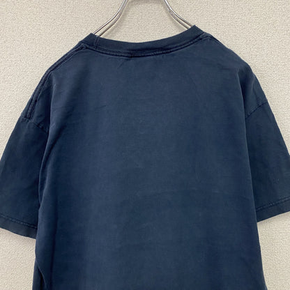 90s　blind　ブラインド　半袖プリントTシャツ　スケートボード　DJ　死神　ヴィンテージ　ネイビー　Lサイズ