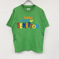 ～00s　UNITED COLORS OF BENETTON　ベネトン　半袖プリントTシャツ　グリーン　46サイズ