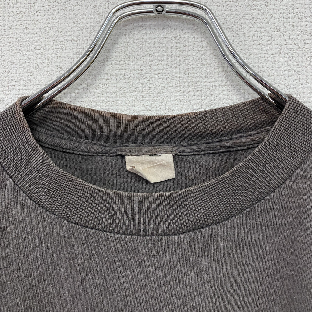 90s　PRIMAL WEAR　プライマルウェア　半袖プリントTシャツ　宇宙人　ヴィンテージ　茶色　ブラウン　