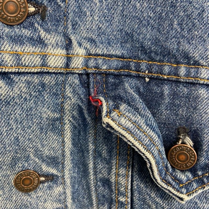 ～90s　Levi's　リーバイス　4thタイプ　デニムジャケット/Gジャン　ヴィンテージ　インディゴ