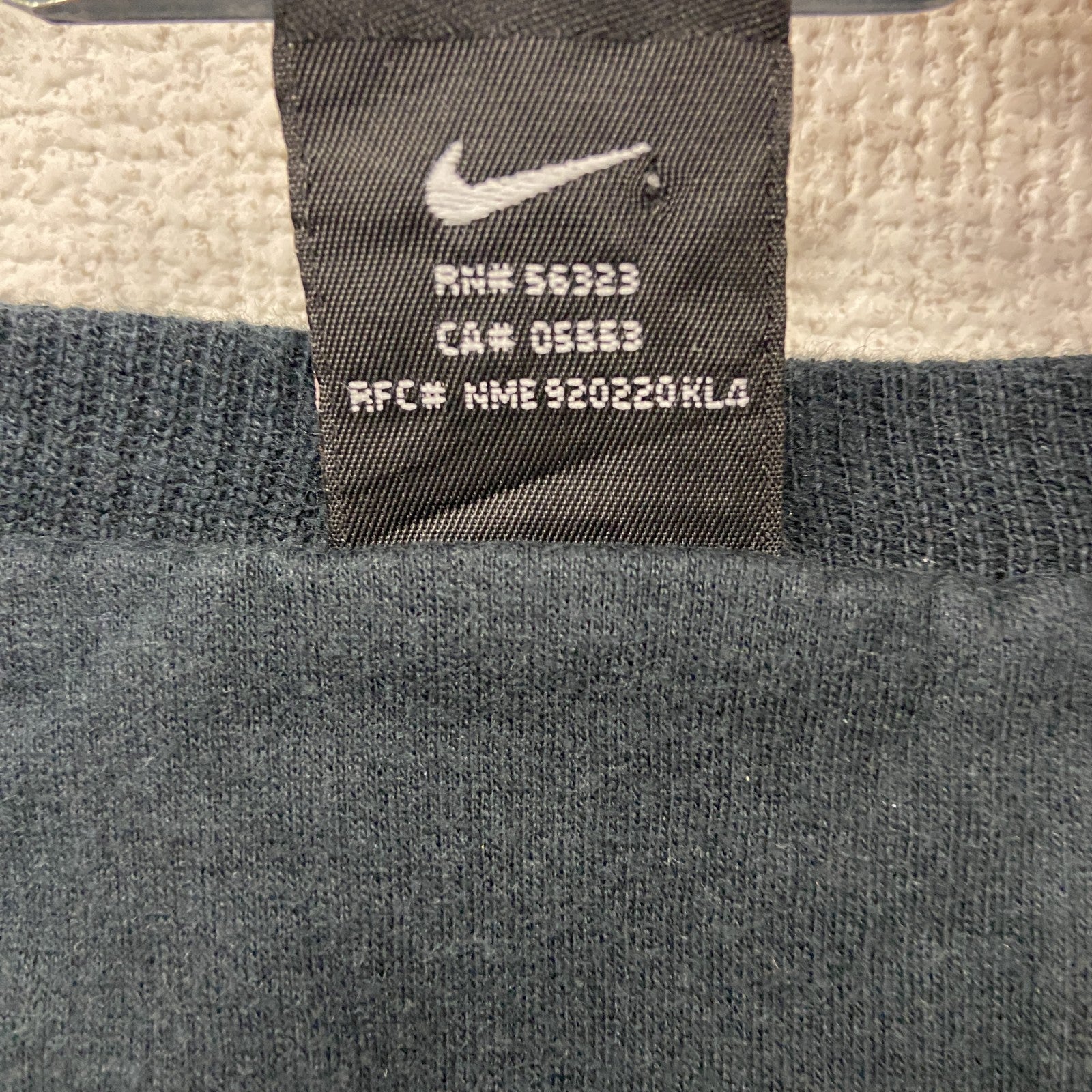 90s　NIKE　ナイキ　コットンニットベスト　スウッシュ　ヴィンテージ　黒　ブラック　Lサイズ