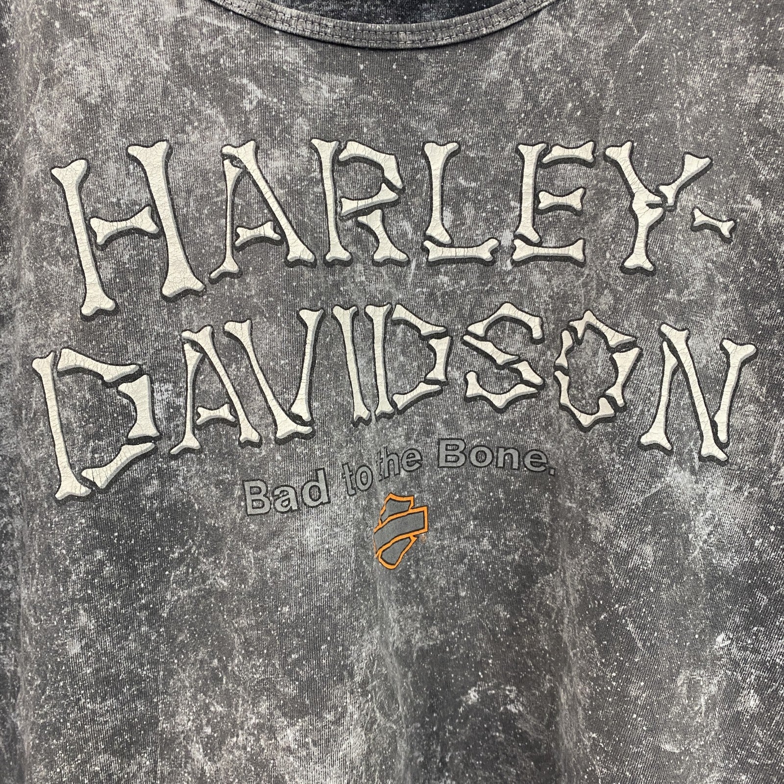 90s　HARLEY DAVIDSON　ハーレーダビッドソン　タンクトップ/ノースリーブ　グレー　XLサイズ