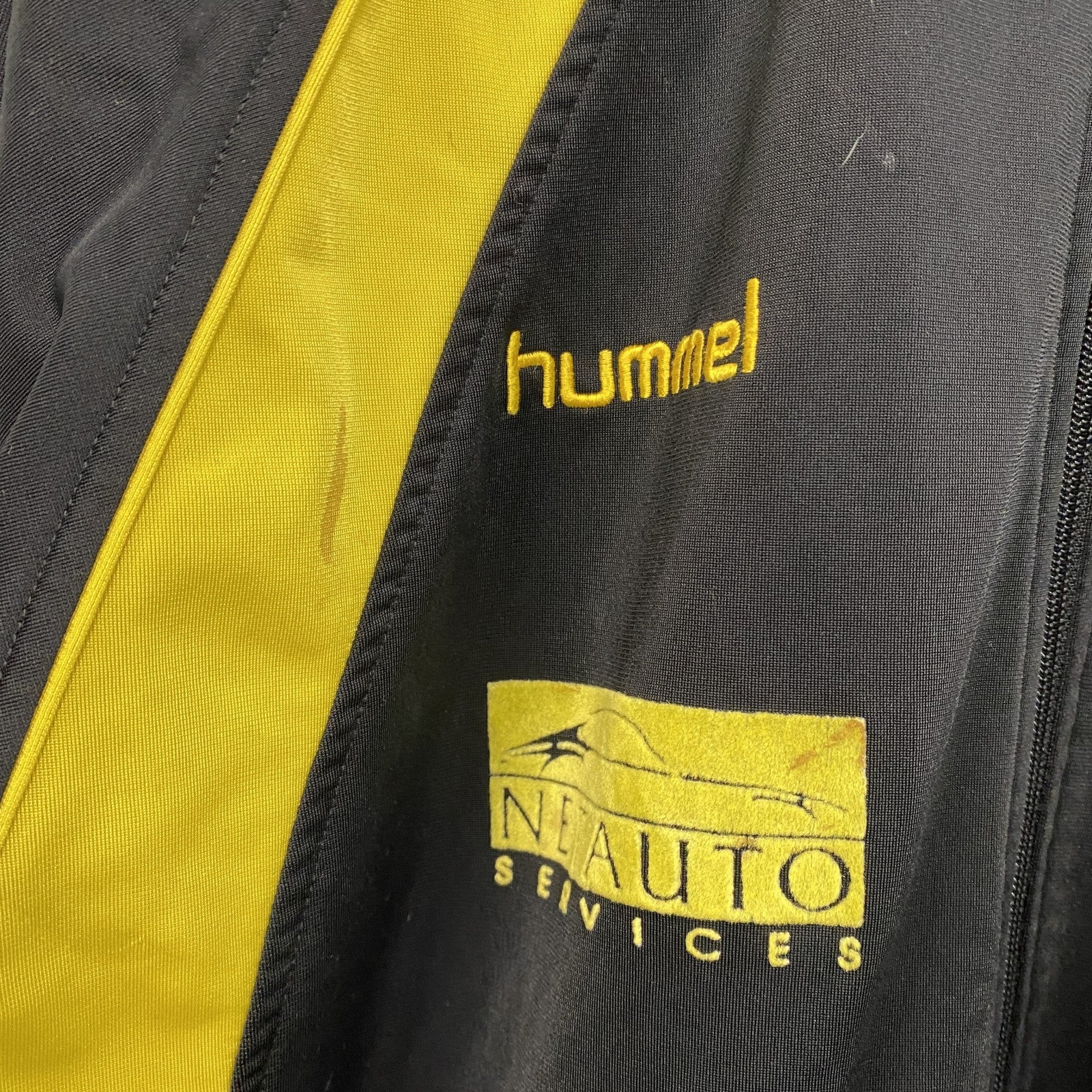 ～00s　Hummel　ヒュンメル　トラックジャケット/ジャージ　ヴィンテージ　黒　ブラック