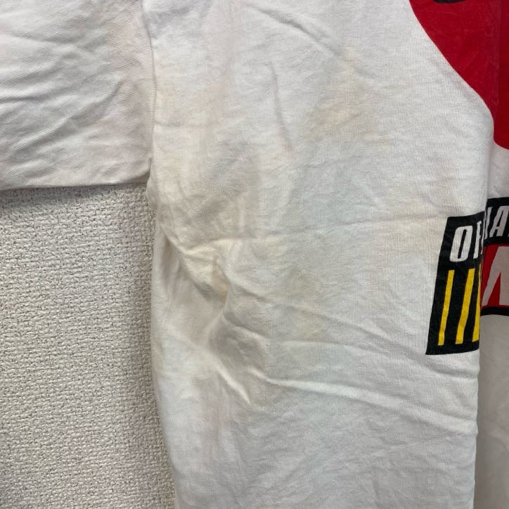 Hanes　ヘインズ　半袖プリントTシャツ　白　ホワイト　XLサイズ