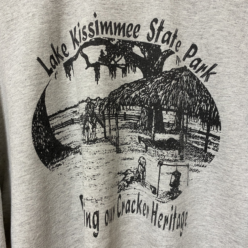 古着 used　GILDAN　ギルダン　半袖ワンポイントTシャツ　バックプリント　クルーネック　オーバーサイズ　Lサイズ