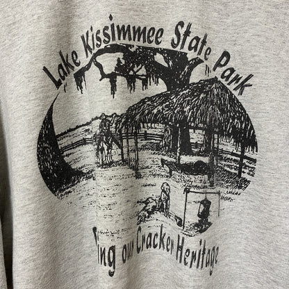 古着 used　GILDAN　ギルダン　半袖ワンポイントTシャツ　バックプリント　クルーネック　オーバーサイズ　Lサイズ