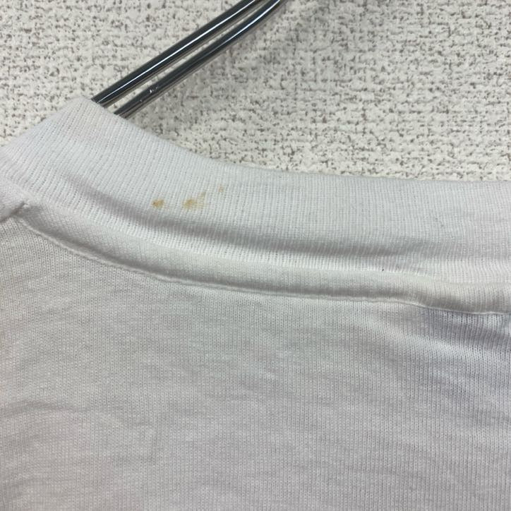 Hanes　ヘインズ　半袖プリントTシャツ　白　ホワイト　XLサイズ