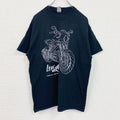 HARLEY DAVIDSON　ハーレーダビッドソン　半袖プリントTシャツ　黒　ブラック　Lサイズ