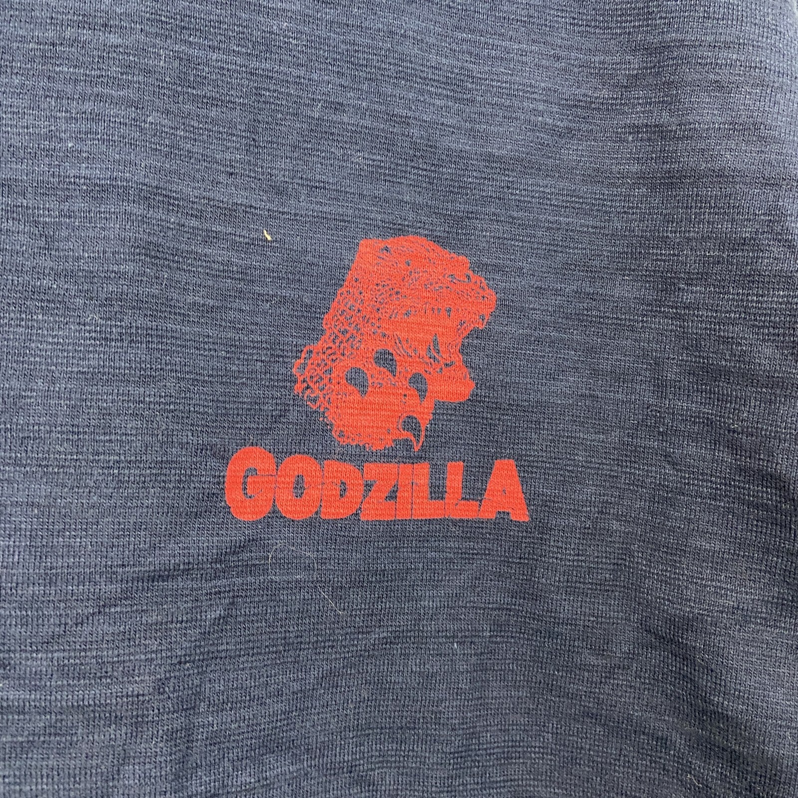 GODZILLA　ゴジラ　半袖プリントTシャツ　紺　ネイビー　2XLサイズ