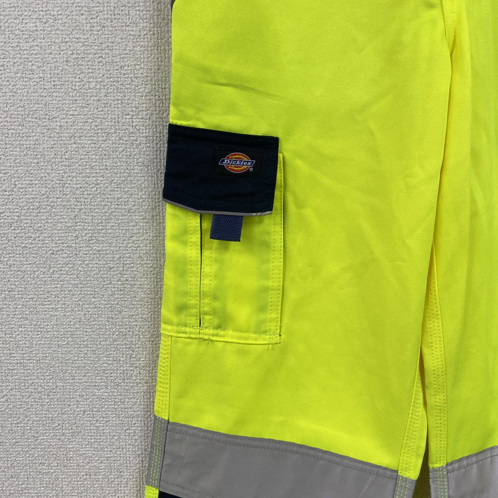 Dickies　ディッキーズ　ヨーロッパ限定企画モデル　Industry Hi-Vis Trousers　ワークパンツ　ジップフライ　蛍光　ネオンイエロー　40Tサイズ