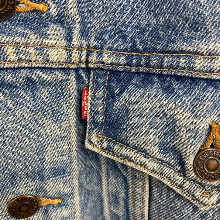 ～90s　Levi's　リーバイス　デニムジャケット/Gジャン　トラッカージャケット　ヴィンテージ　インディゴ