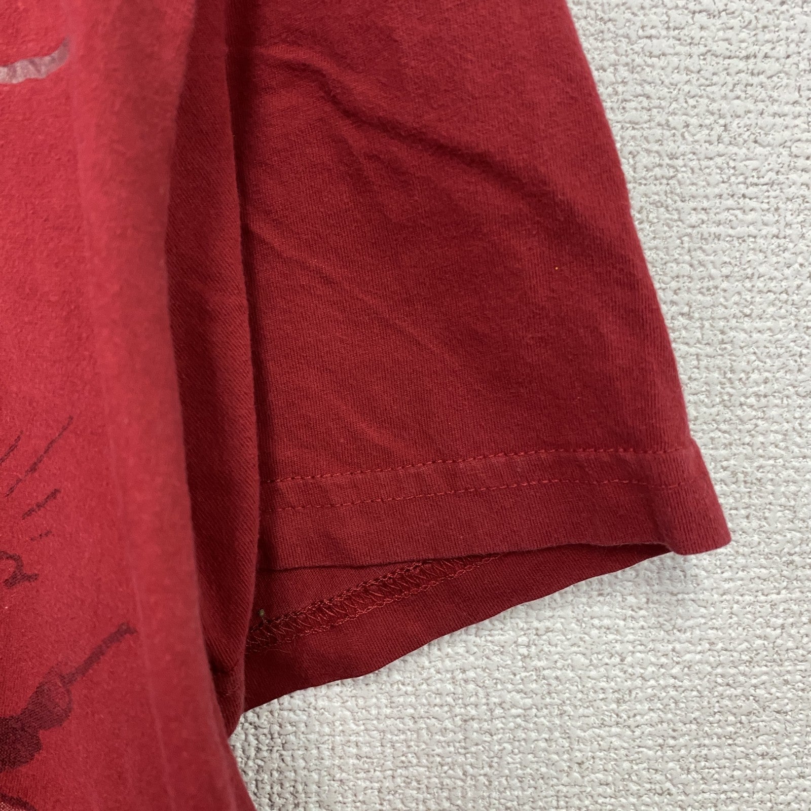 Ed Hardy　エドハーディ　半袖プリントTシャツ　タトゥーデザイン　赤　レッド　Lサイズ　