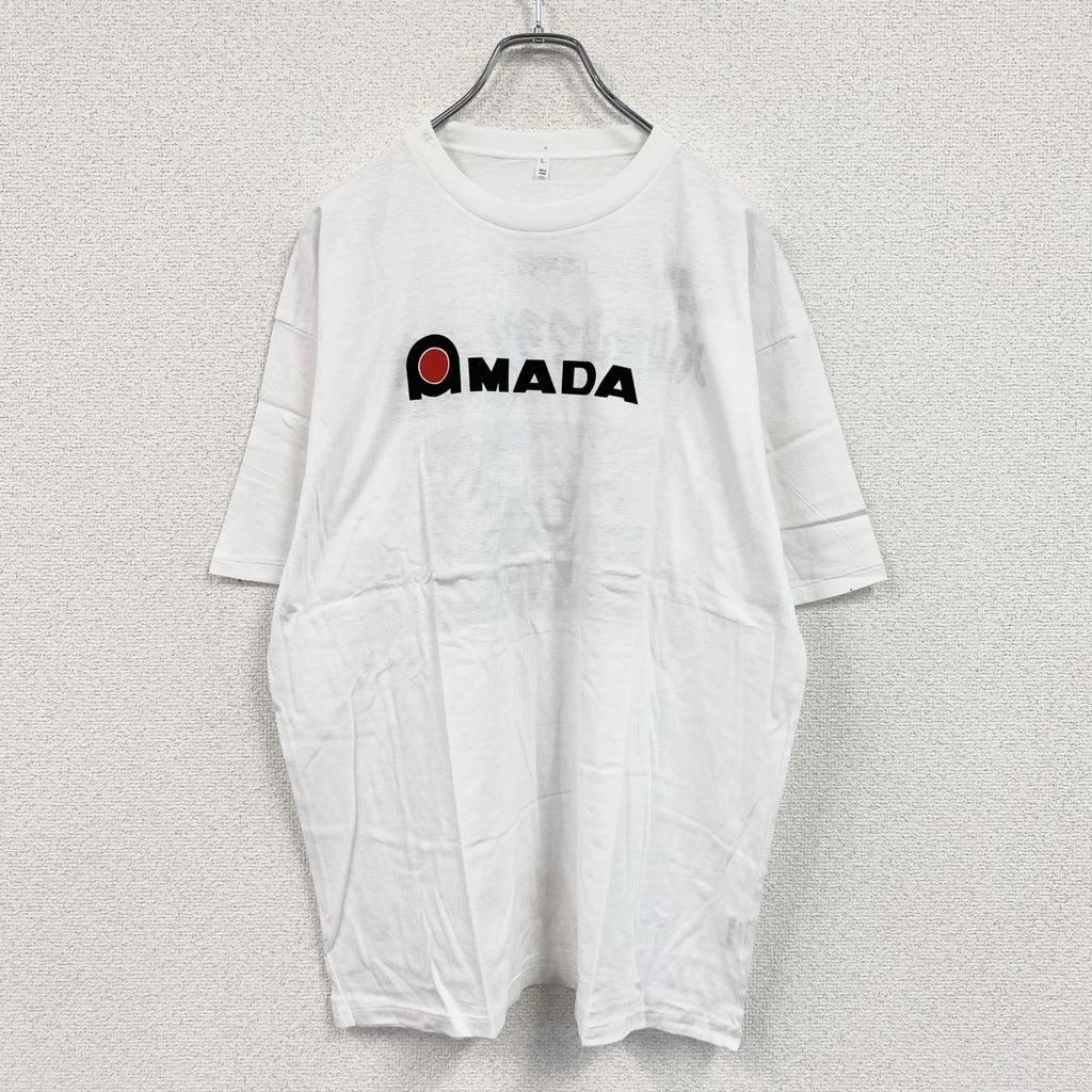 大山登山マラソン大会　半袖プリントTシャツ　シングルステッチ　白　ホワイト　Lサイズ
