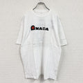 大山登山マラソン大会　半袖プリントTシャツ　シングルステッチ　白　ホワイト　Lサイズ
