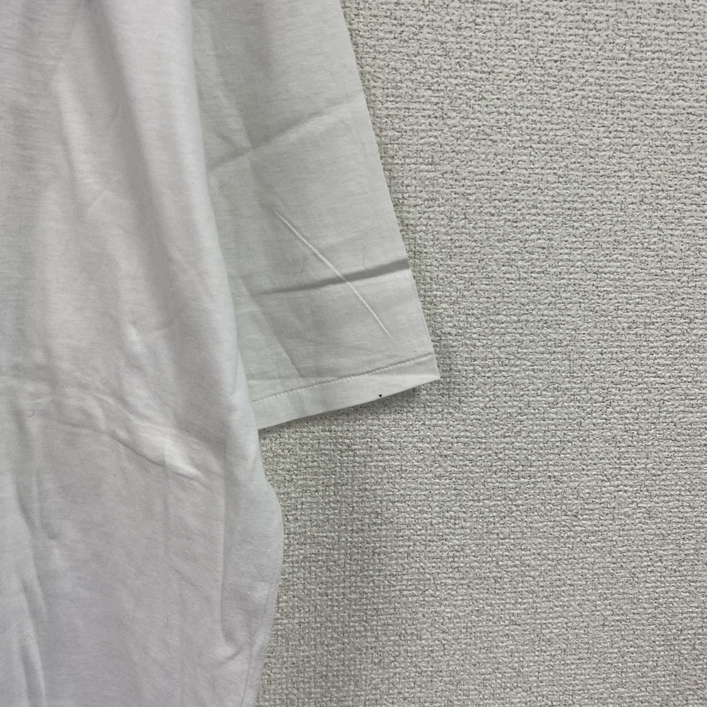 大山登山マラソン大会　半袖プリントTシャツ　シングルステッチ　白　ホワイト　Lサイズ