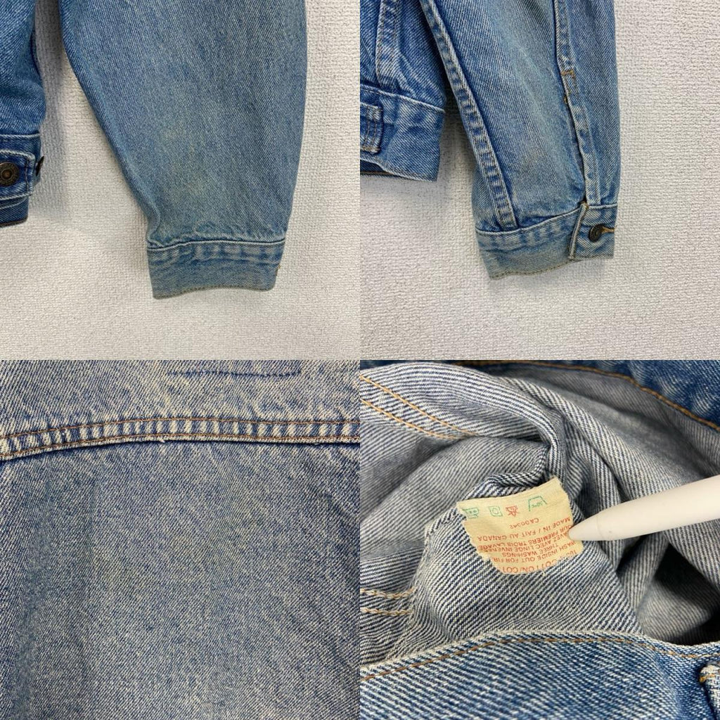 ～90s　Levi's　リーバイス　デニムジャケット/Gジャン　トラッカージャケット　ヴィンテージ　インディゴ