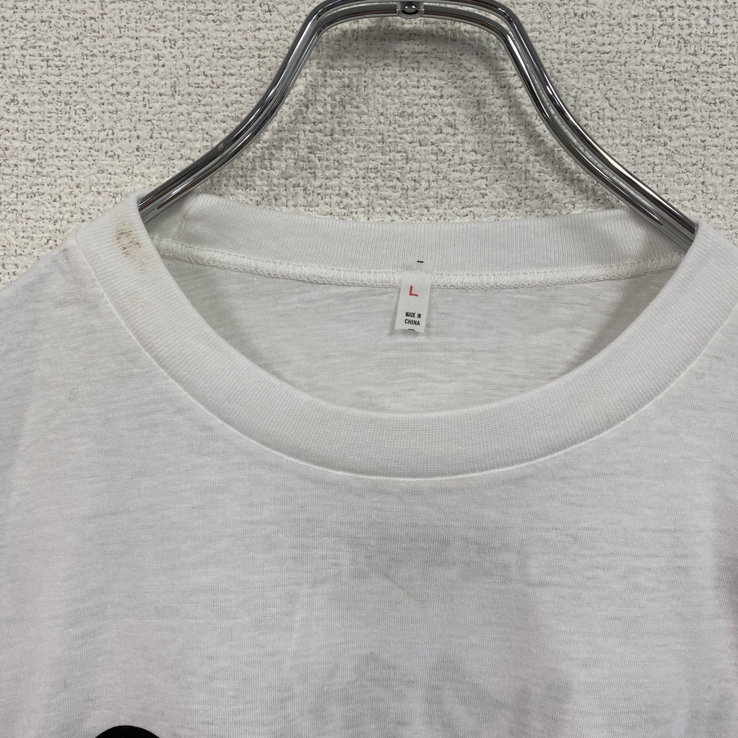 大山登山マラソン大会　半袖プリントTシャツ　シングルステッチ　白　ホワイト　Lサイズ