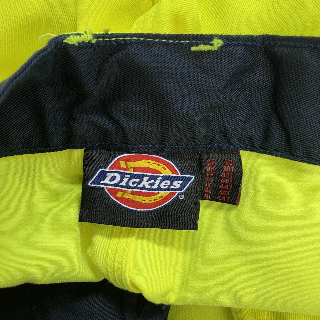 Dickies　ディッキーズ　ヨーロッパ限定企画モデル　Industry Hi-Vis Trousers　ワークパンツ　ジップフライ　蛍光　ネオンイエロー　40Tサイズ