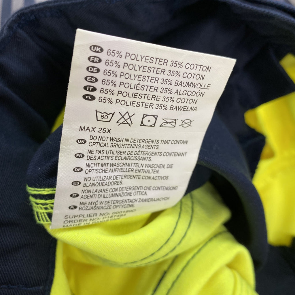 Dickies　ディッキーズ　ヨーロッパ限定企画モデル　Industry Hi-Vis Trousers　ワークパンツ　ジップフライ　蛍光　ネオンイエロー　40Tサイズ