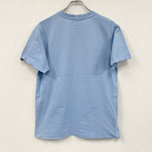 00s　DKNY　ダナキャランニューヨーク　半袖プリントTシャツ　ヴィンテージ　水色　ライトブルー